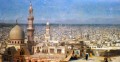 Vista del orientalismo árabe griego de El Cairo Jean Leon Gerome